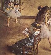 Edgar Degas Balettklassen china oil painting artist